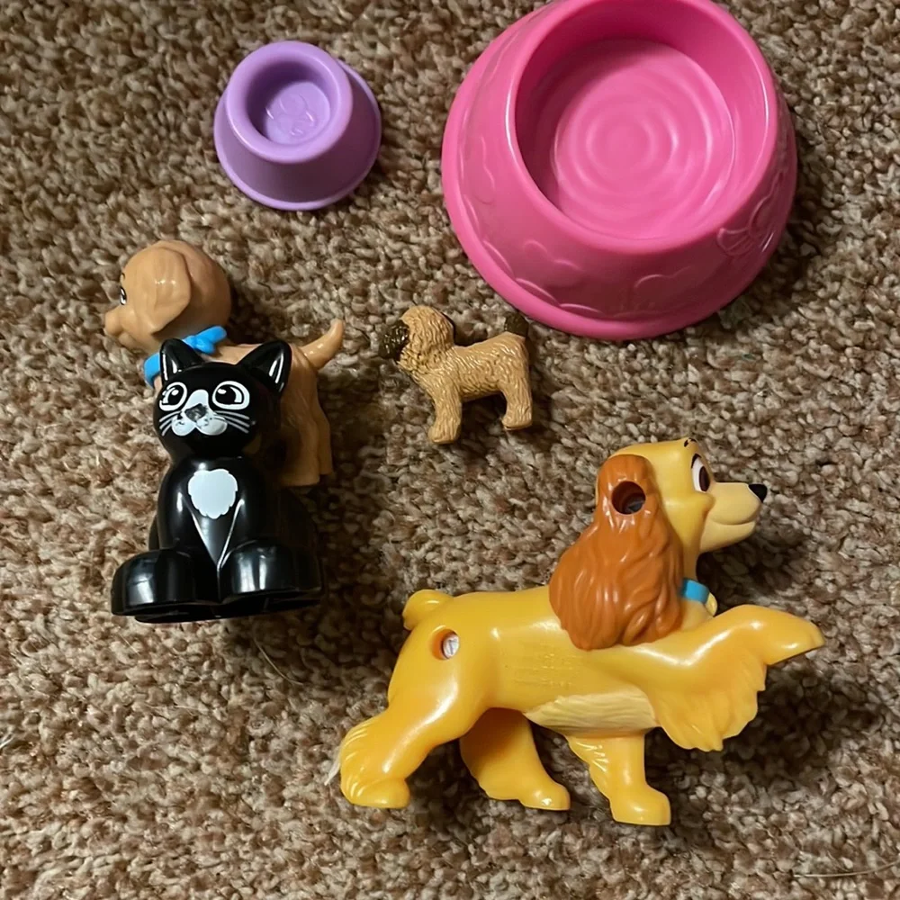 Bundle Barbie, doll, cat,  dogs and accessories